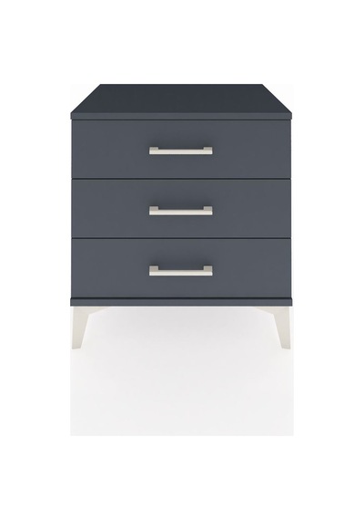 Hyperion Komodin 3 Çekmeceli 60x44x64 Antrasit-antrasit Antrasit