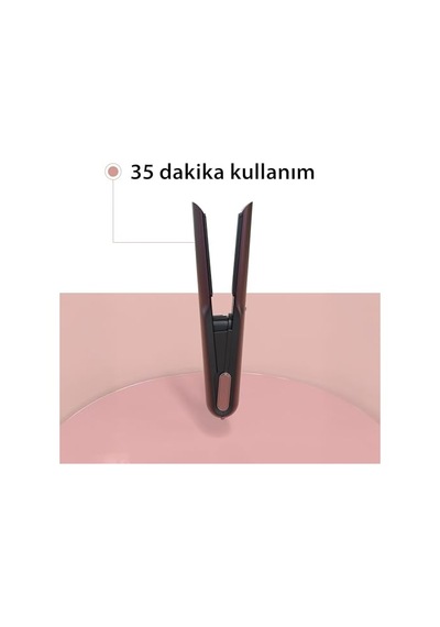Sinbo Shd-1742 Kablosuz Mini Saç Düzleştirici Type-c Hızlı Şarj Seramik Plaka Kademeli Isı Ayarı Taşınabilir Otomatik Kapanma