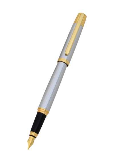 Steelpen Serra 800-4 Tükenmez + Dolma Kalem Krom Altın Diğer