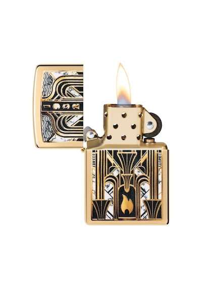 Zippo 254b 1932 Flame Design Çakmak Çok Renkli