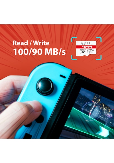 Patriot Viper Gaming Series 1tb Microsdxc V30 A2 U3 Uhs-ı Class 10 Hafıza Kartı Pv1tbgm32mcx