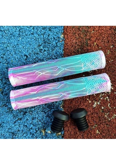 17 Cm Mtb Bmx Freeride Elcik Silikon Bisiklet Elcik Kaymaz Yapı Dirt Jump Elciği Turkuaz Pembe Beyaz Mavi