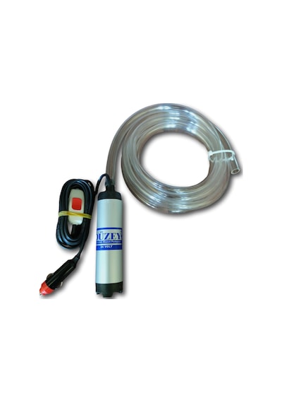 24 Volt Mini Çakmaklı Dalgıç Pompası+hortum Seti Su,süt,yağ