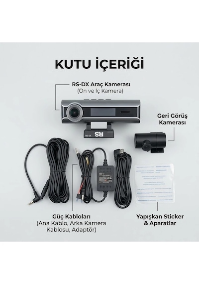 Dash Camera RS-DX 4K + 2K + 2K