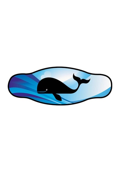 BestDivers Maske Arkalığı WHALE Neopren Siyah