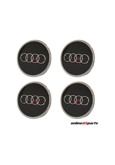 Audi A4-a5-a6-q7 2016/2022 Jant Göbek Arması Oem Kalite 8w0601170a 4m0601170 Parlak Siyah - 892346212
