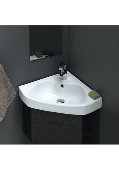 Turkuaz Seramik 001900 46 x 46 CM Arda Köşe Lavabo