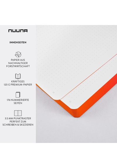 Tr Not Defteri A5+ Colour Clash L Light - Burn Dotted Journal 3,5 Mm Nokta Izgarası 176 Numaralı Sayfa 120 G Çok Renkli