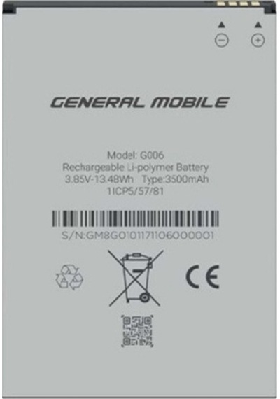 General Mobile Discovery GM8 G006 Go Batarya Pil