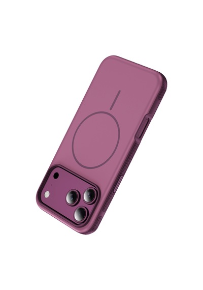 Joko Apple Uyumlu iPhone 18 Pro Max/17 Pro Max Neksa Magsafe Kapak - Bordo Çok Renkli