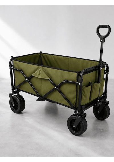 Lexroo 130 Kg Taşıma Kapasiteli Katlanabilir Wagon Taşıma Arabası