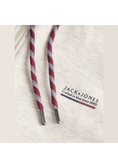 Jack & Jones Erkek Gögüs Baskili Regular Fit Kapüsonlu Yaka Sweatshirt - Kyle - 12298468 Beyaz Melanj Jack & Jones Erkek Gögüs Baskili Regular Fit Kapüsonlu Yaka Sweatshirt - Kyle - 12298468 Beyaz Melanj