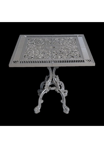 Alüminyum Döküm Bahçe Masası Cg604 75x75 Cm Genişlik 71 Cm Yükseklik Diğer