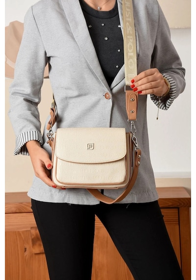 Just Polo Kadın Yeni Sezon Orta Boy El Ve Omuz Çantası Krem - Camel 02312838