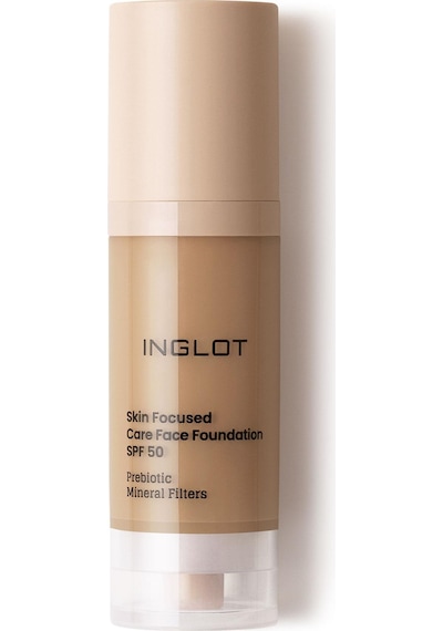 Inglot Skın Focused Care Face Foundatıon SPF50 313 Warm Olıve