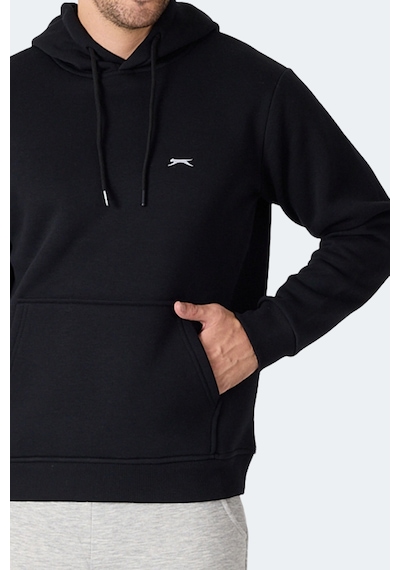 Slazenger Moonlıght I Erkek Siyah Sweatshirt Siyah