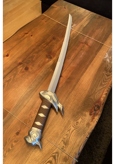 Kazanova Design Yasuo Katlanabilir Katana Figür 98 Cm League Of Legends Cosplay