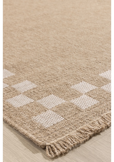 Koza Halı Fibra Natural Krem Halı Kilim Salon Oturma Odası Yolluk Yatak Oda Natural Beyaz