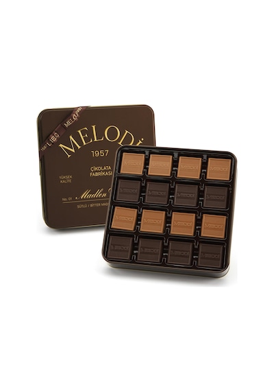 Melodi 1957 Serisi Metal Hediye Kutu Madlen 384g