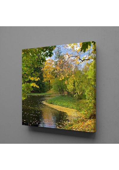 Dökülen Yapraklar Kanvas Tablo 60x60cm