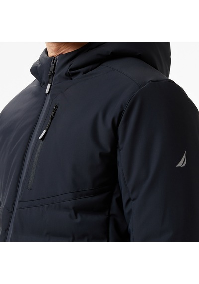 Nautica Erkek Siyah Regular Fit Mont Düz J57027t Lacivert
