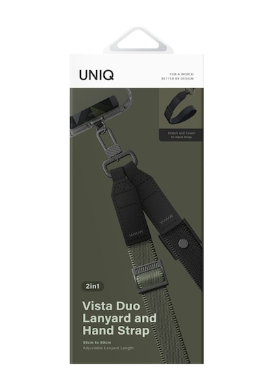 Telefon Boyun Askısı Ve Bileklik Askısı Vista Duo Serisi 2 İn 1 Lanyard & Hand Strap