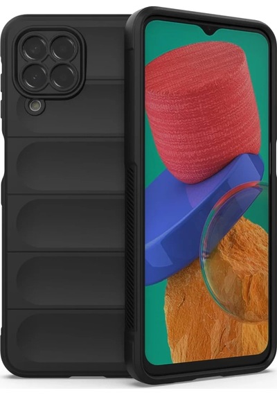 Newface Samsung Uyumlu Galaxy M33 Kılıf Optimum Silikon - Siyah Resimdeki