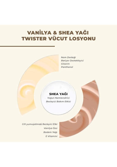 Dermokil Vanilya Shea Yağı Twister Vücut Losyonu 200 Ml
