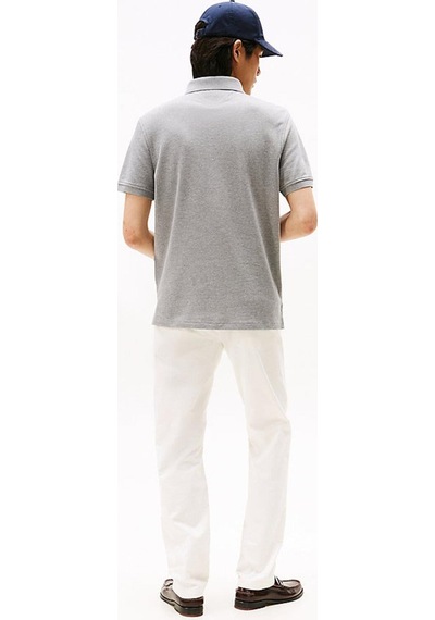 Tommy Hilfiger Erkek 1985 Regular Polo T-shirt-13315 Medıum Grey Heather