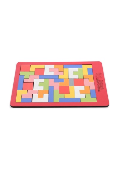 Ahşap Eğitici Tetris - Eğitici Ahşap Oyuncak - Eğitici Blok Dizme - Yeni Nesil Tetris