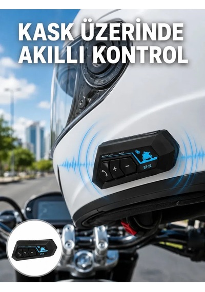 Bluetooth Kask Kulaklığı Intercom 5. 0 Bluetooth Android Ve İos Uyumlu Yeni Nesil 32659675