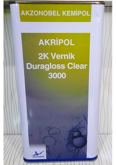 Akzo Nobel 3000 Duragloss Clear Vernik Gl 5 Litre