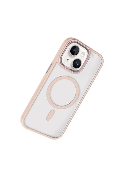 Joko - 361 - Apple iPhone Uyumlu 14 Terea Magsafe Kapak - Csmo-tex - - Pembe