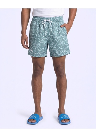 Kappa Logo Kairo Short Erkek Yeşil Regular Mayo