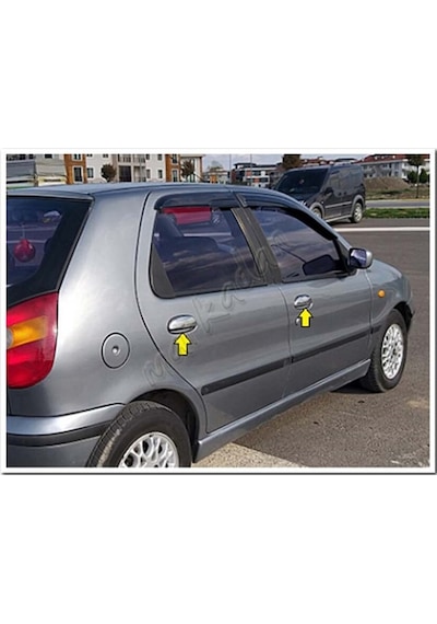 Fiat Palio Krom Kapı Kolu 1998-2011 4 Kapı Paslanmaz Çelik