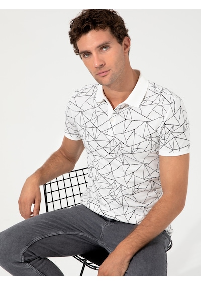 Ekru Polo Yaka T-shirt 15469610