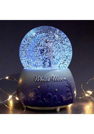 White Moon Kar Küresi Orta Boy Çok Renkli