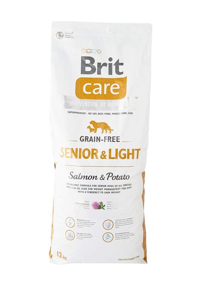 Tr Care Light Kuru Köpek Maması, Somon Ve Patatesli, Tahılsız, Yaşlı Köpek, Diyet, 12 Kg