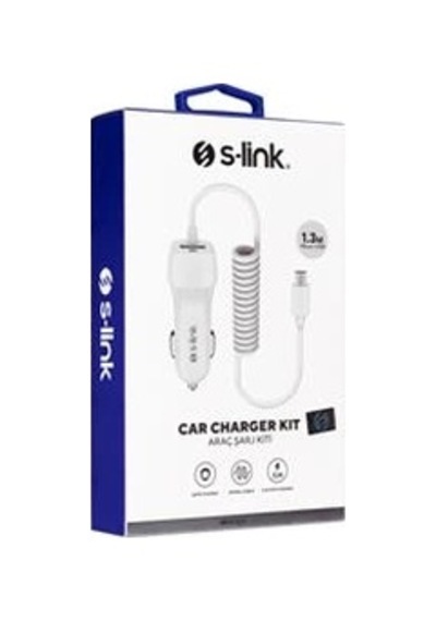 S-link Swapp Sw-c535 1 Usb + Micro Usb 12-24v 3.1a Kablolu Araç Şarj Cihazı Kdo
