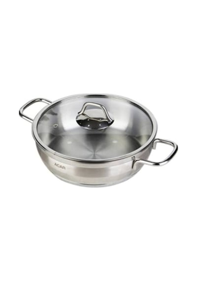 Acar 016469 Karat Çelik Basık Tencere 28 CM
