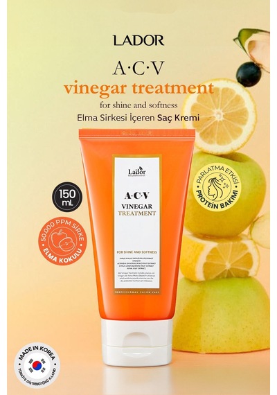 Lador Saç Derisini Canlandıran ve Parlaklaştıran Sirke Özlü Saç Kremi LADOR ACV Vinegar Treatment 150ML