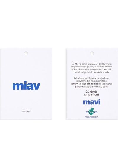 Mavi - Miav Baskılı Lacivert Tişört 0613568-70722