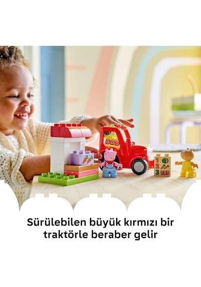Duplo Peppa Pig Traktör Ve Pazar 10468