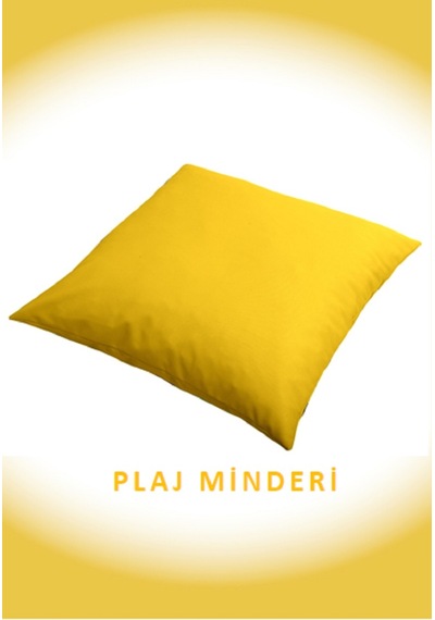 Dekosoy Plaj Minderi 100cmx100cm Sarı