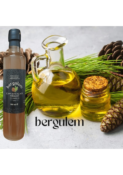 Bergulem Doğal Çam Kozalağı Sirkesi 500 ML