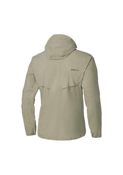 Mizuno Waterproof 20k Hooded Jacket Erkek Yağmurluk Kahverengi Çok Renkli