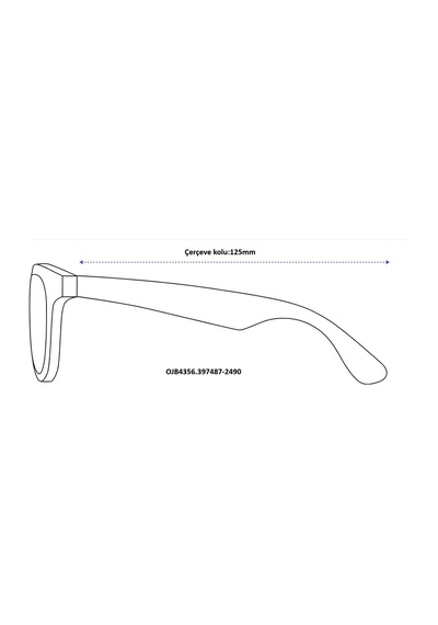 Burberry Kids Unisex Sunglasses 46 19 125 Çocuk Unisex Güneş Gözlüğü Turuncu