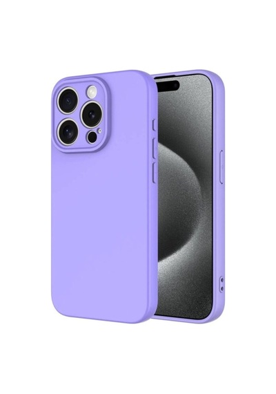 Apple Uyumlu iPhone 15 Pro Kılıf Zore Mara Lansman Kapak Lila