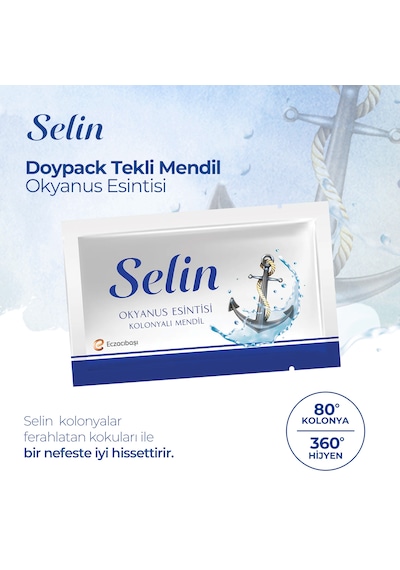 Selin Kolonyalı Mendil - 45 Adet