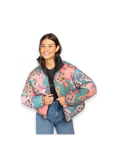 Billabong Ebjjk00140 Cozy Puffer Mont Pembe Kadın Mont Pembe